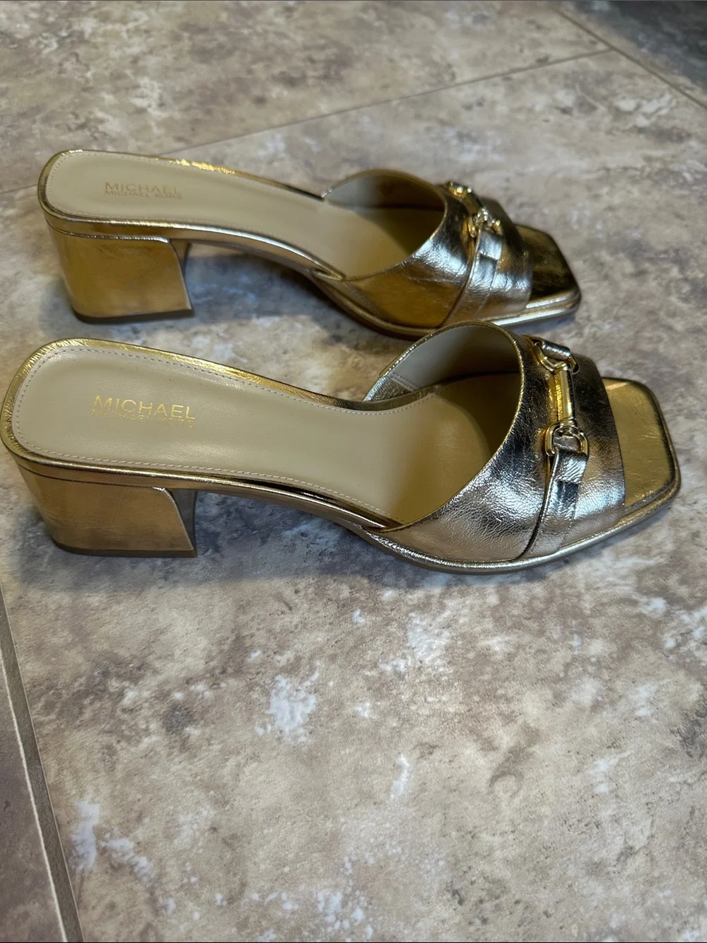 Michael Kors shiny metallic